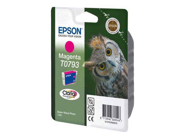 Epson Original T0793 Druckerpatrone magenta 745 Seiten 11ml (C13T07934010)