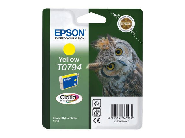 Epson Original T0794 Druckerpatrone gelb 885 Seiten 11ml (C13T07944010)