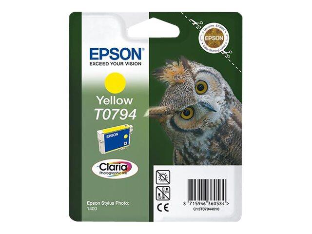 Epson Original T0794 Druckerpatrone gelb 885 Seiten 11ml (C13T07944010)