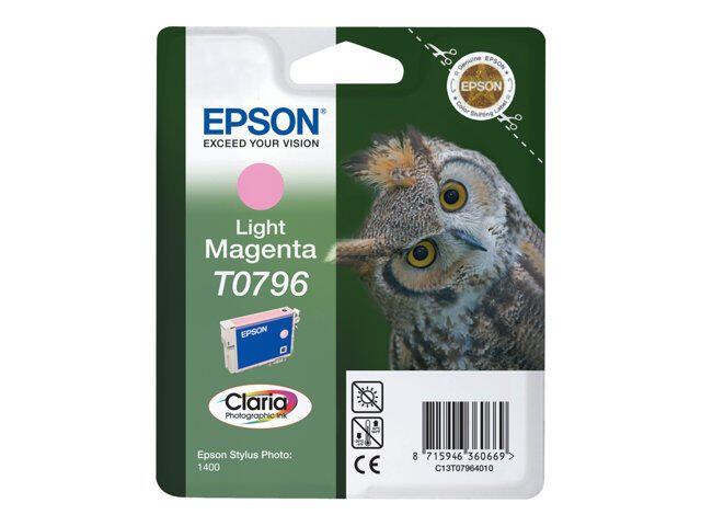 Epson Original T0796 Druckerpatrone magenta hell 1.110 Seiten 11ml (C13T07964010)