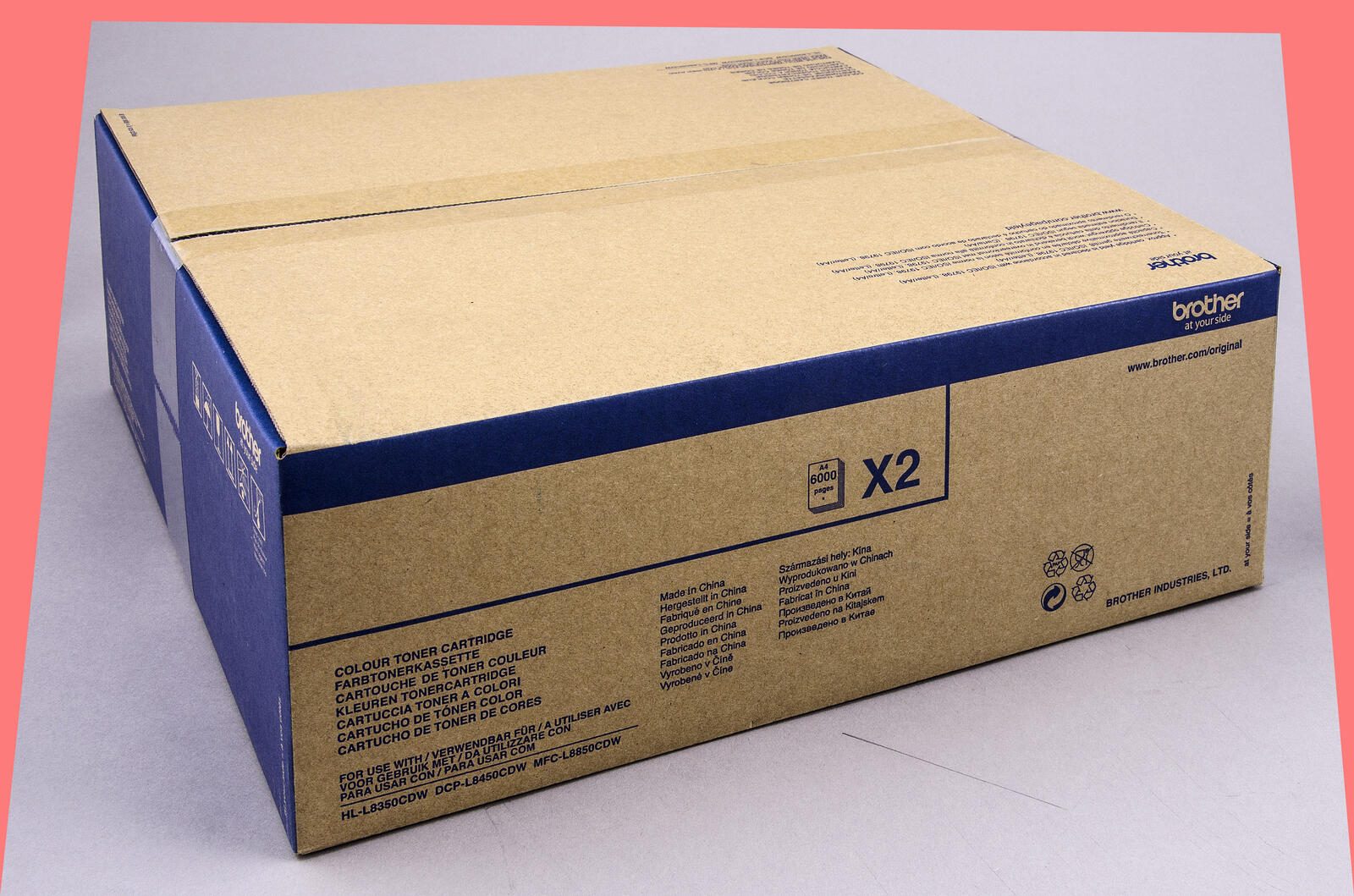 Brother Original TN329BK Toner Doppelpack schwarz 2x 6.000 Seiten (TN-329CTWIN)