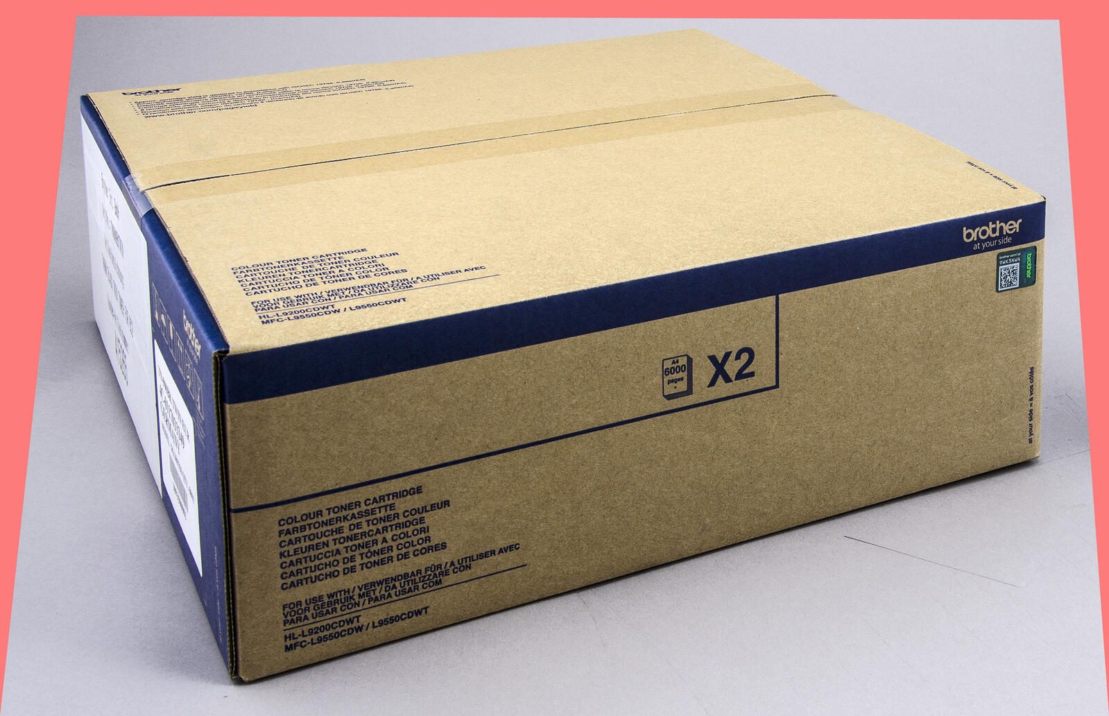 Brother Original TN900BK Toner Doppelpack schwarz 2x 6.000 Seiten (TN-900BKTWIN)