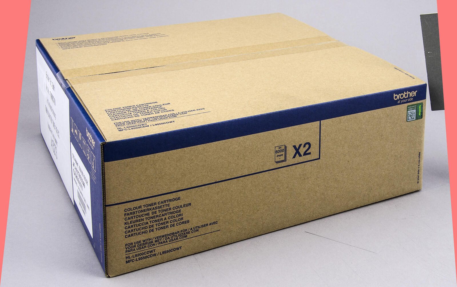 Brother Original TN900C Toner Doppelpack cyan 2x 6.000 Seiten (TN-900CTWIN)