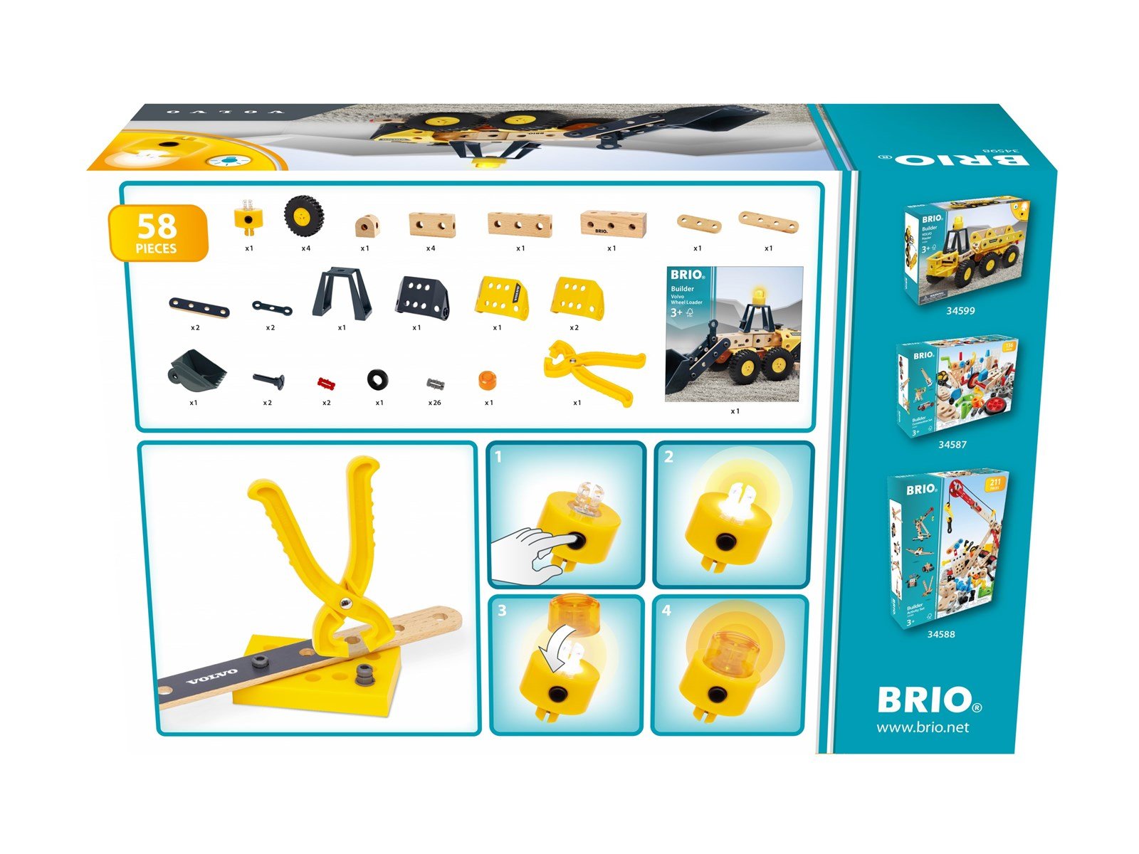 Brio Builder Volvo Wheel Loader