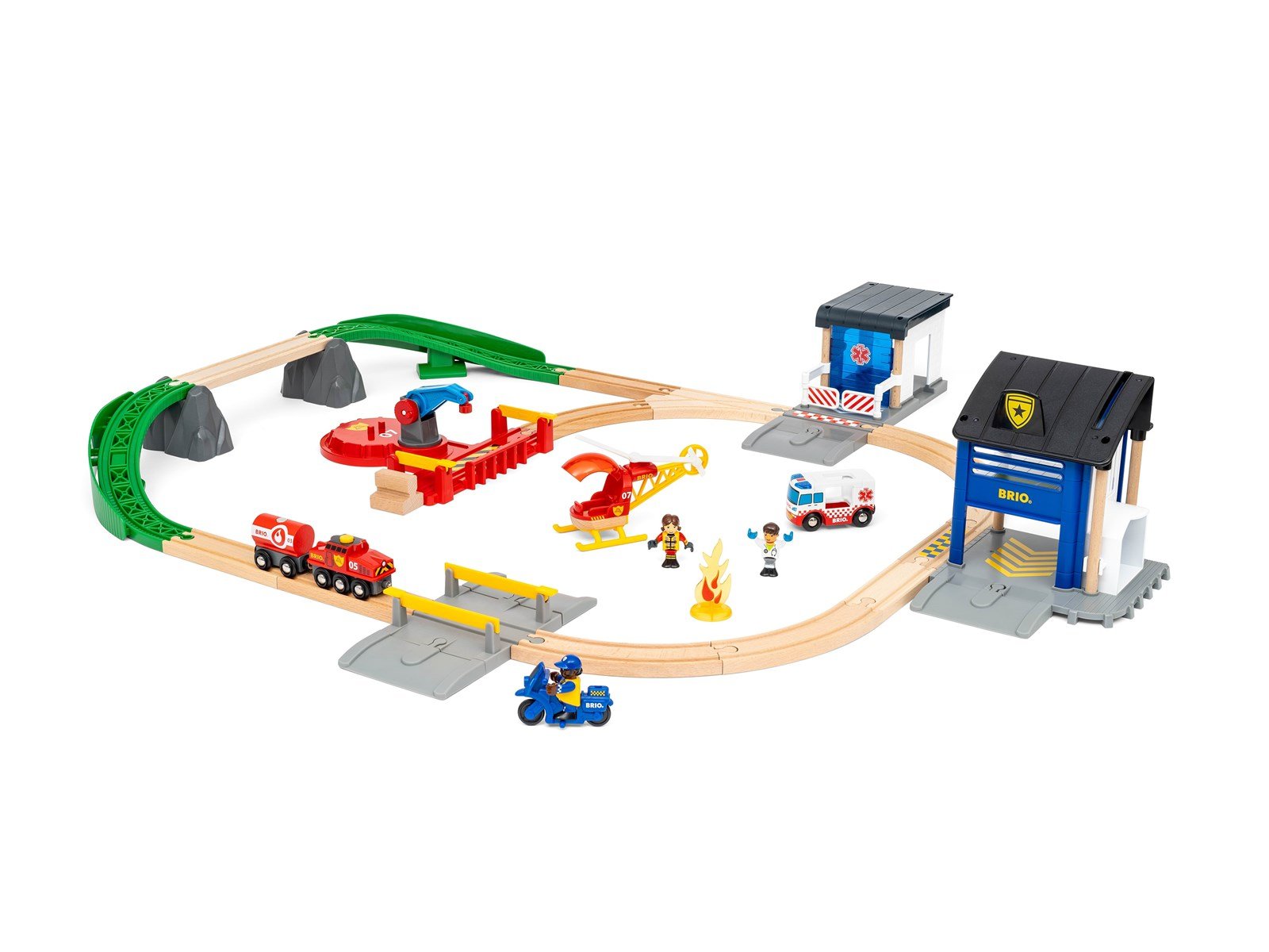 Brio Rescue Team Train Set