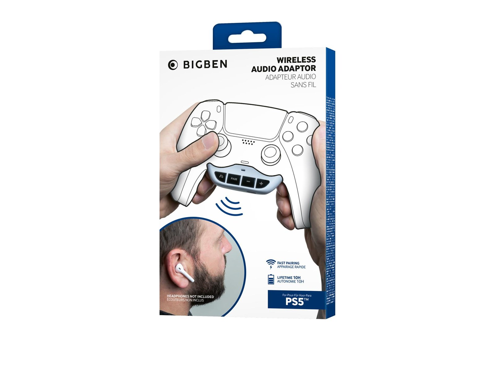 BigBen Interactive Wireless Audio Adaptor - Wired - Sony PlayStation 5