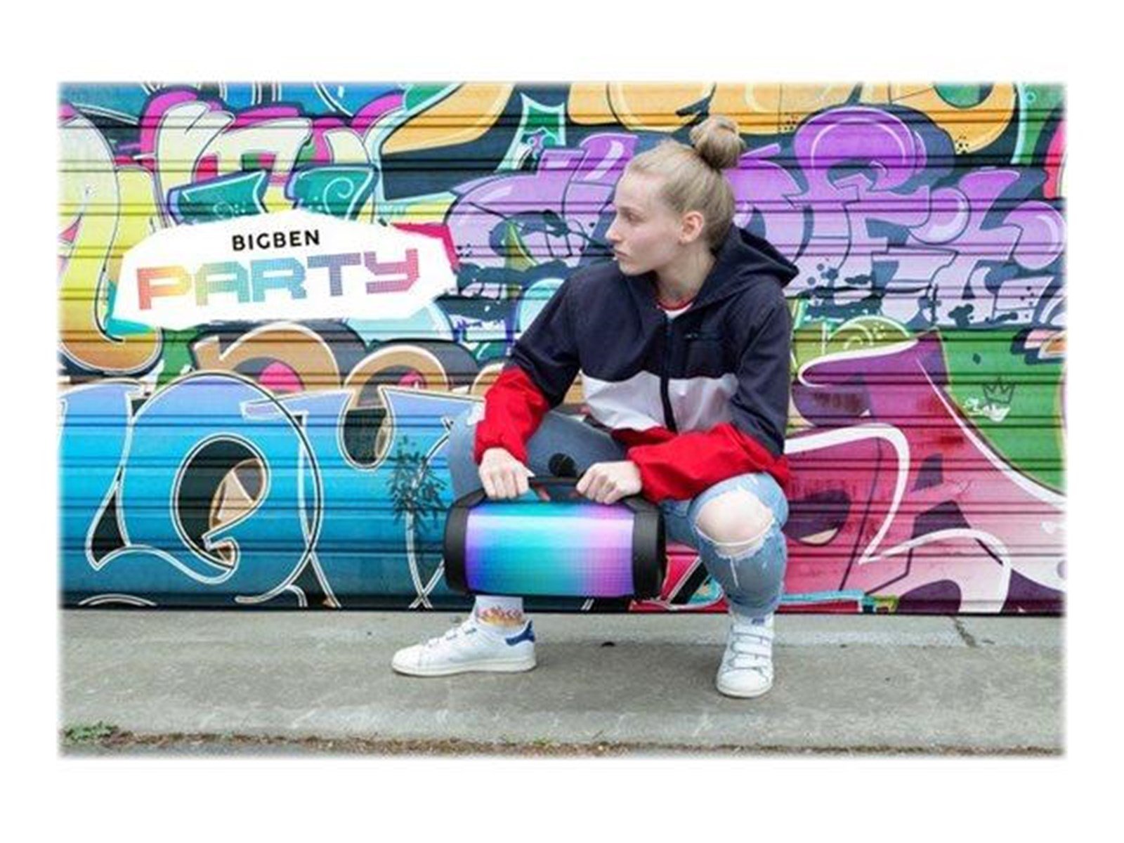 BigBen Interactive Wireless Luminous Speaker +Micro