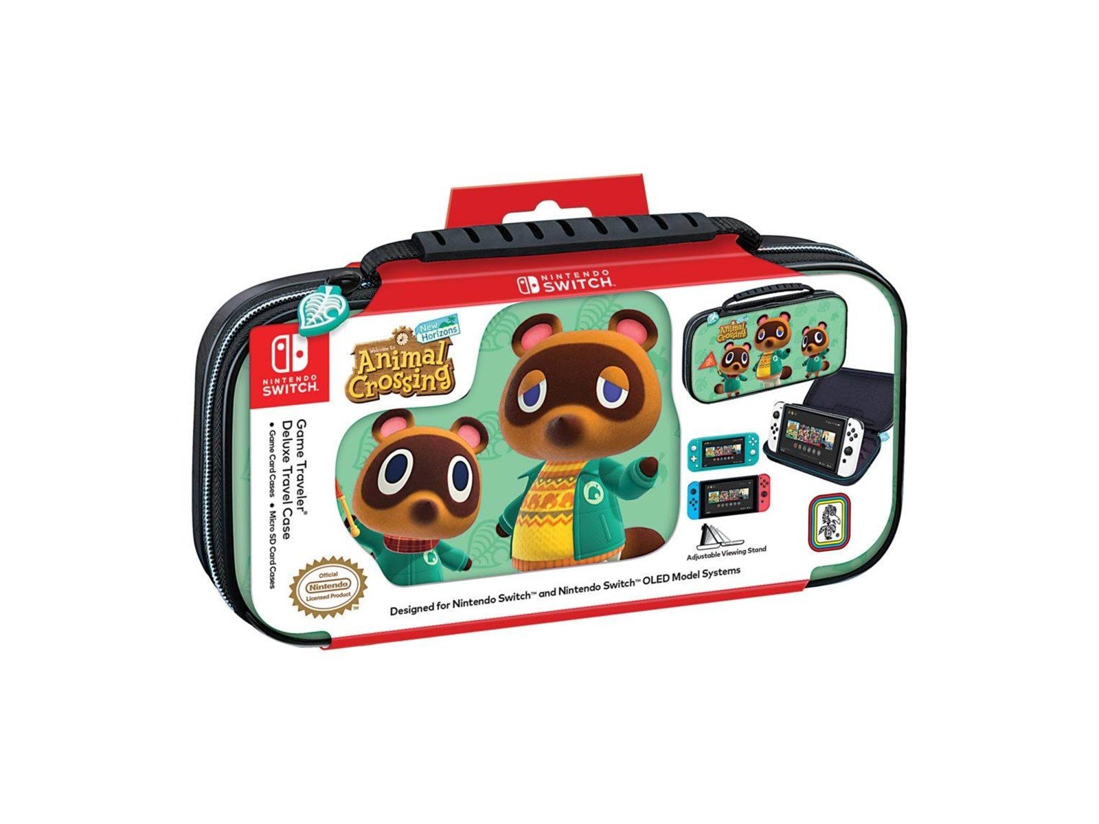 BigBen Interactive Official Travel Case - Animal Crossing V3 (Nintendo Switch)