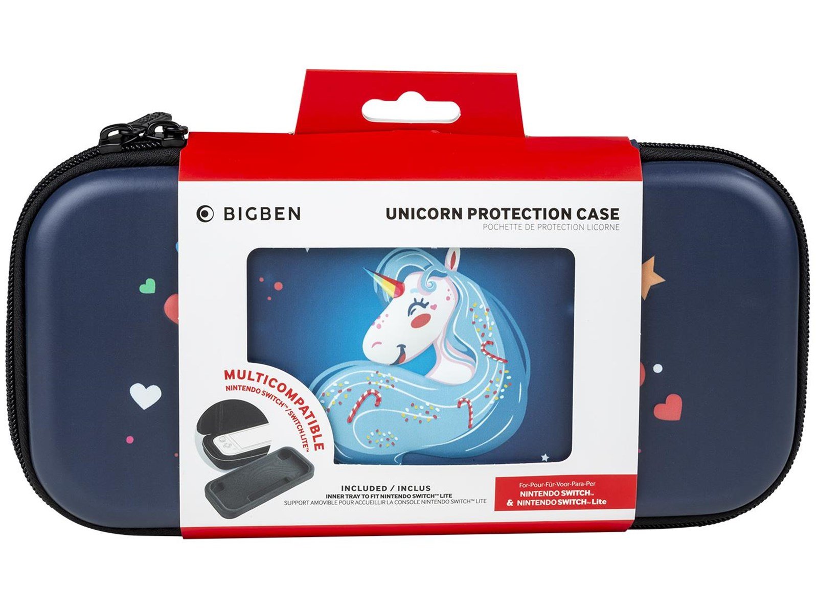 BigBen Interactive 3D Unicorn Pouch - Miscellaneous Bag - Nintendo Switch