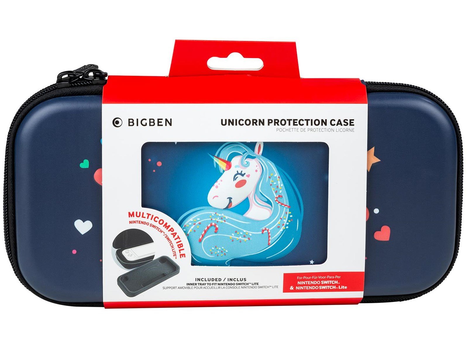 BigBen Interactive 3D Unicorn Pouch - Miscellaneous Bag - Nintendo Switch