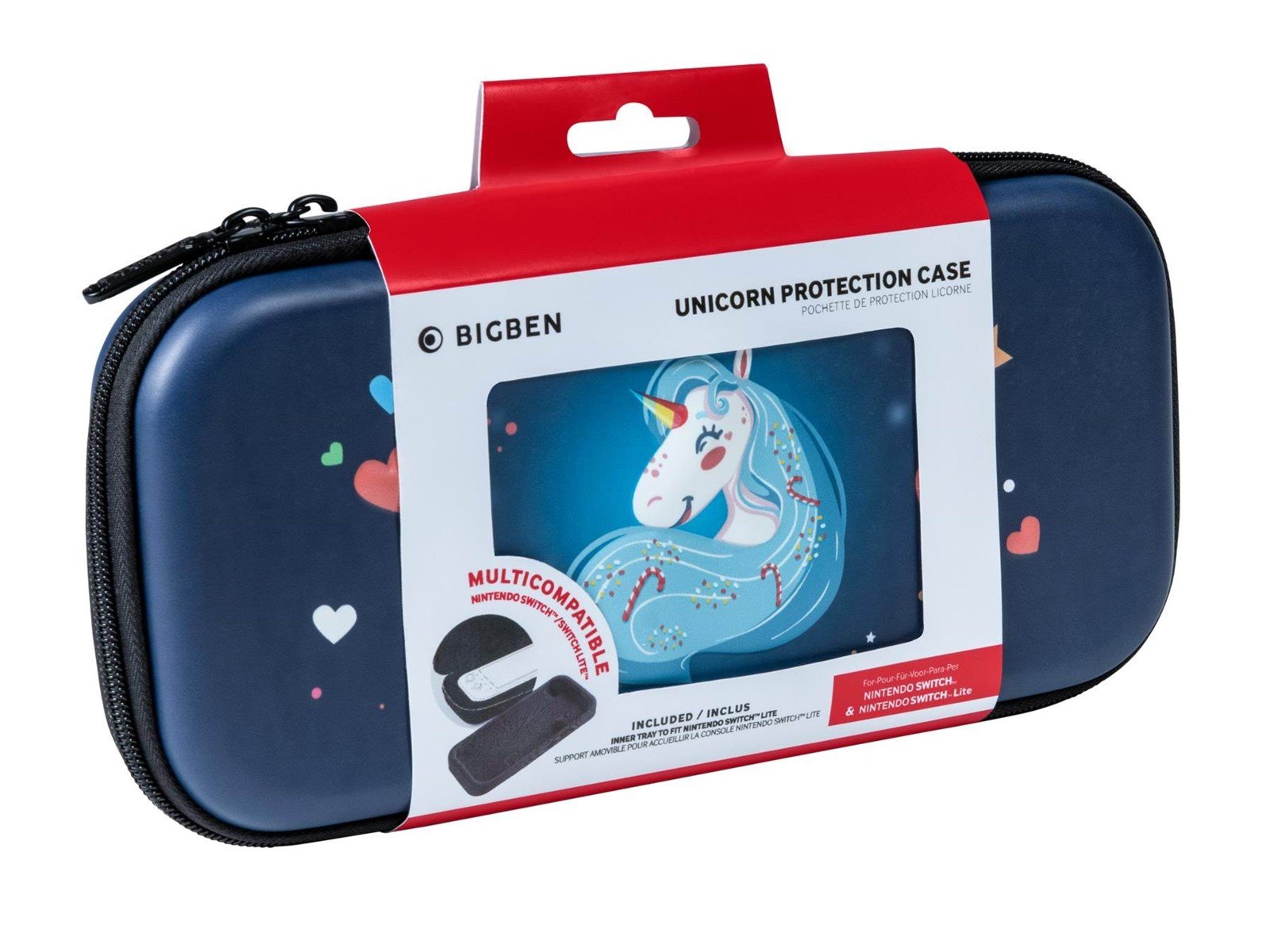 BigBen Interactive 3D Unicorn Pouch - Miscellaneous Bag - Nintendo Switch