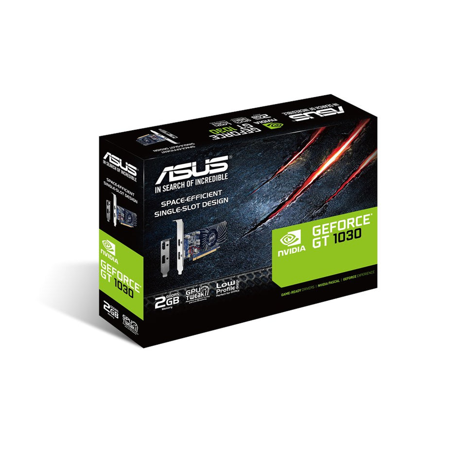 ASUS GT1030-2G-BRK 2GB GDDR5 HDMI DP LP