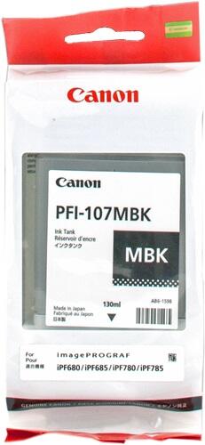 Canon Original PFI-107MBK Druckerpatrone - mattschwarz (6704B001)