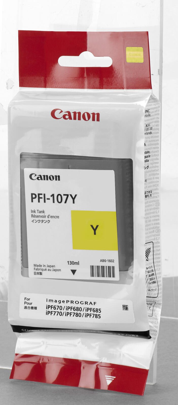 Canon Original PFI-107Y Druckerpatrone - gelb (6708B001AA)