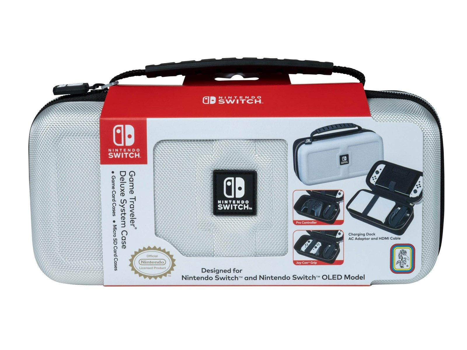 BigBen Interactive Official Traveler Deluxe System Case - White (Nintendo Switch) - Miscellaneous Zubehör für Spielkonsole - Nin