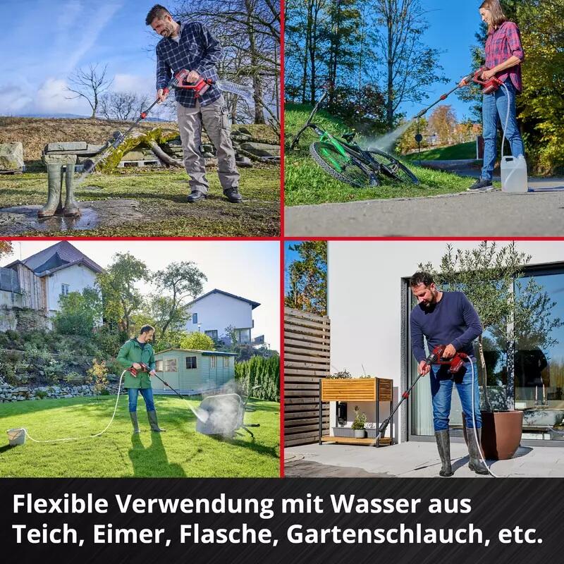 Einhell Akku-Druckreinigerpistole HYPRESSO 18/24-1 (4140135)