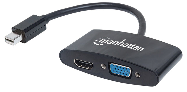 MANHATTAN 2-in-1 Mini-DisplayPort-Adapter HDMI/VGA-Buchse 4K