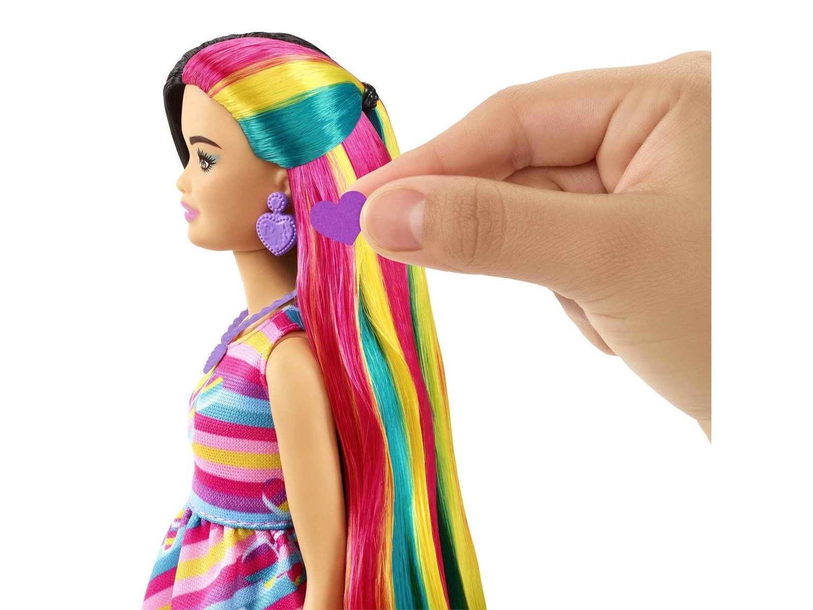 Barbie Totally Hair Heart-themed Petite Doll