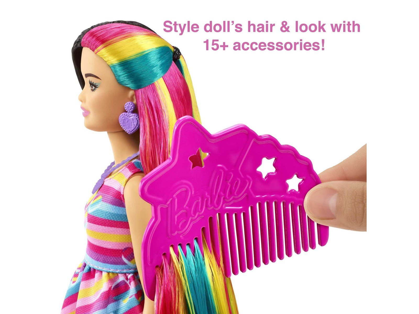 Barbie Totally Hair Heart-themed Petite Doll