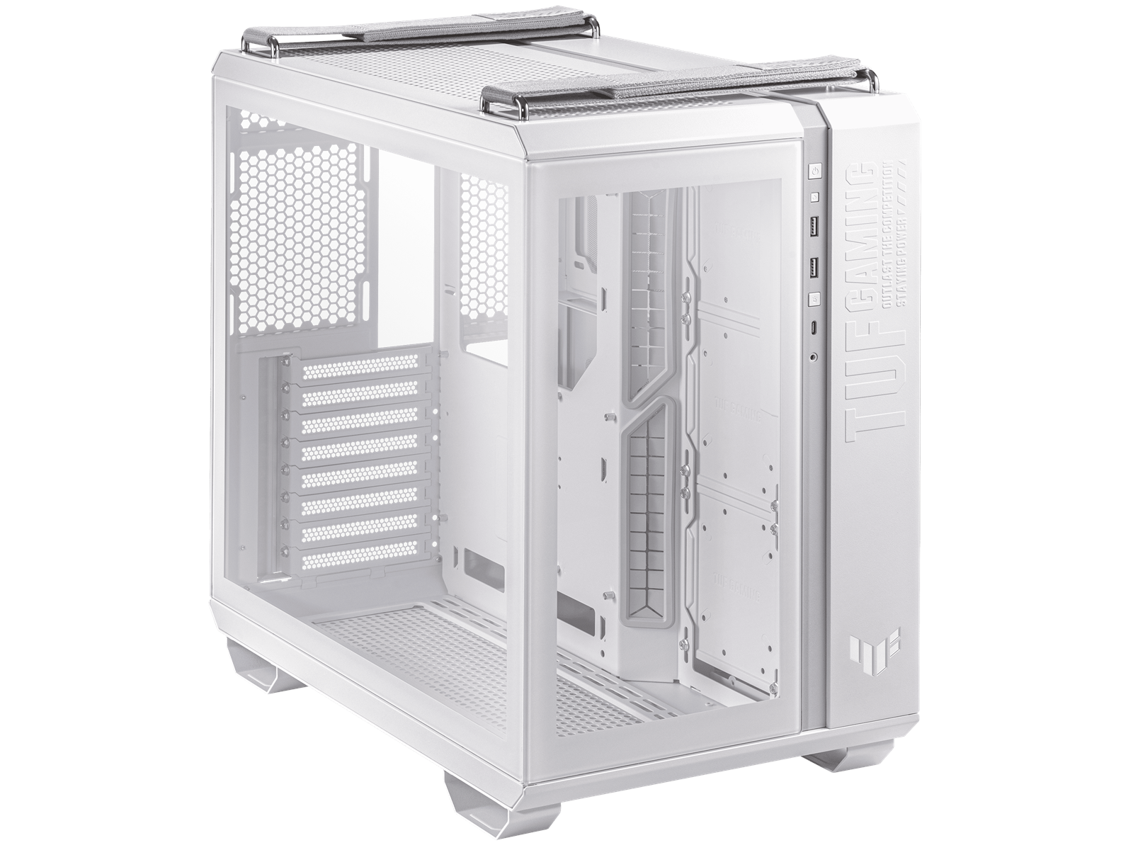 ASUS TUF Gaming GT502 - Gehäuse - Miditower - Weiß