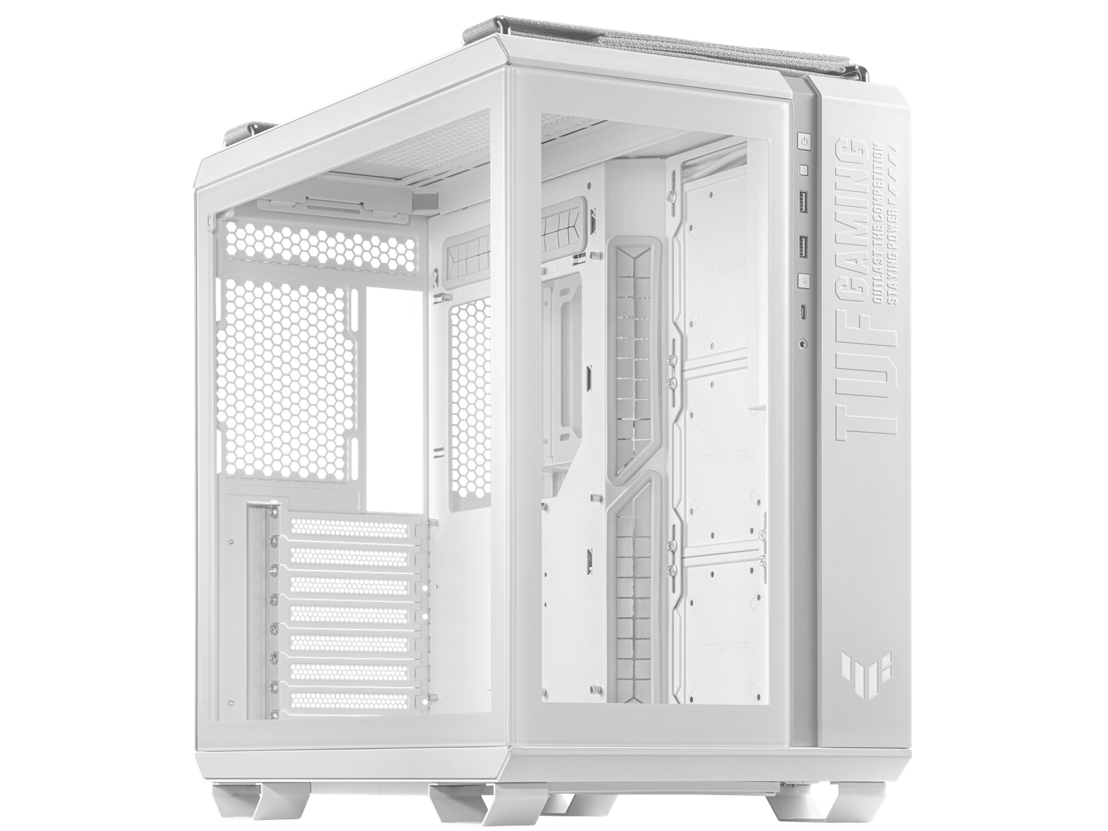 ASUS TUF Gaming GT502 - Gehäuse - Miditower - Weiß