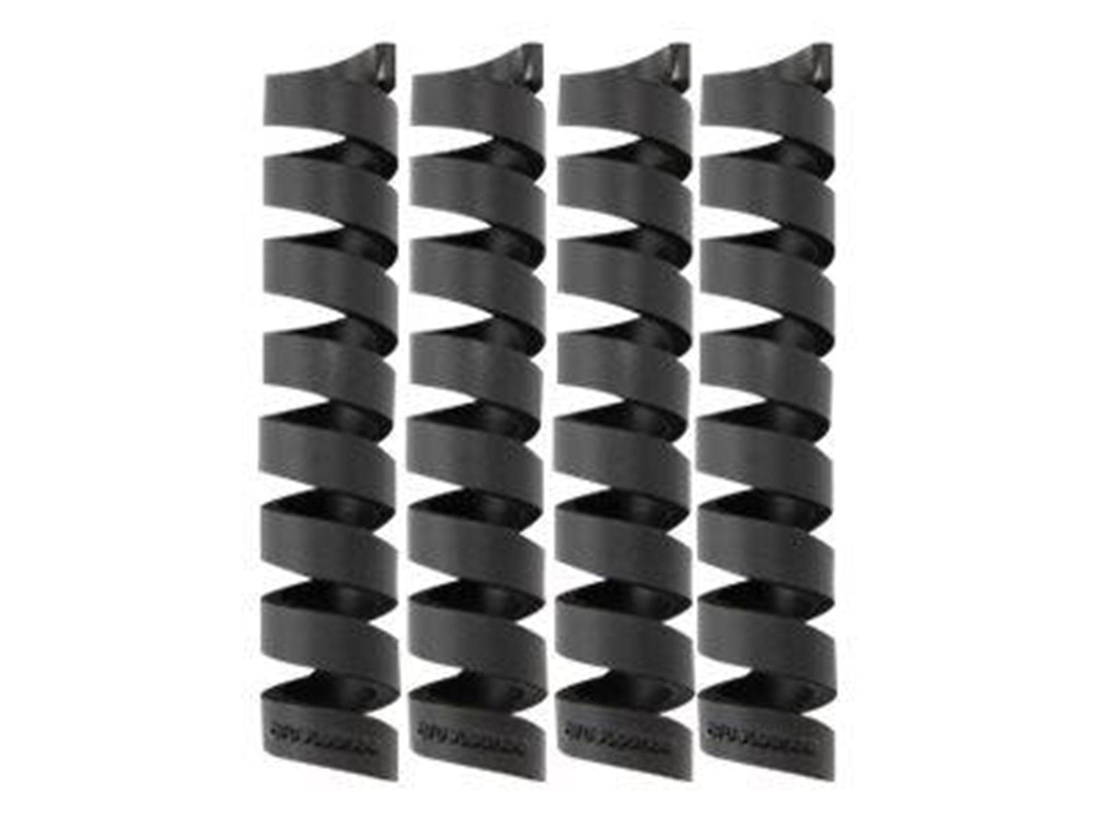 Bluelounge Design CableCoil 4-pack - Black - Neatly organize your cables and keep them together.