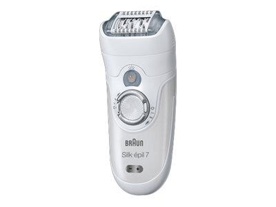 Braun Silk-épil 7 7-561 - Epiliergerät - Weiß/Silber