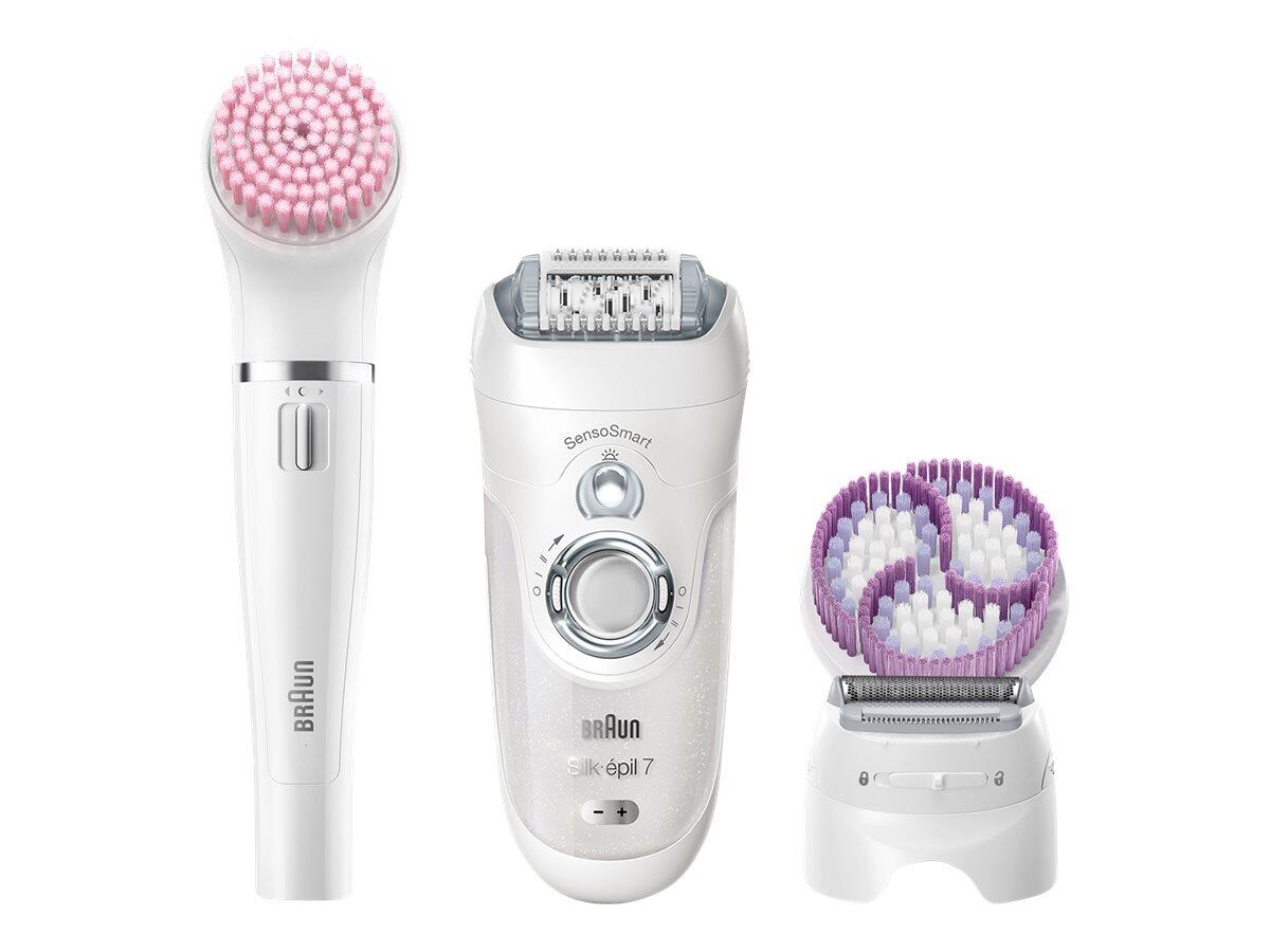 Braun Silk-épil 7 Beauty Set 7/895 BS - Epiliergerät - Weiß/Silber