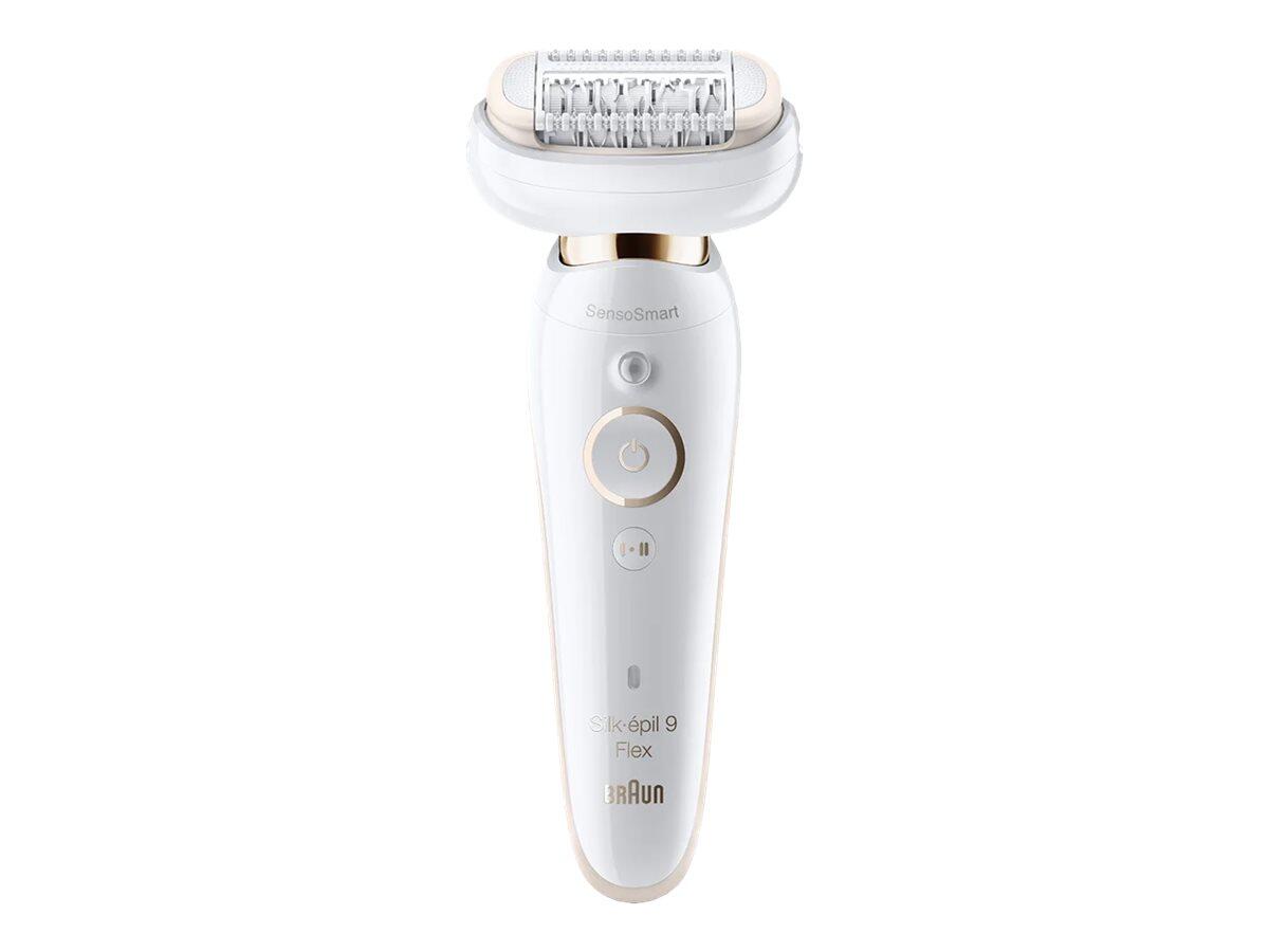 Braun Epilierer Silk-epil 9 Flex 9010 SES 3D weiß/gold
