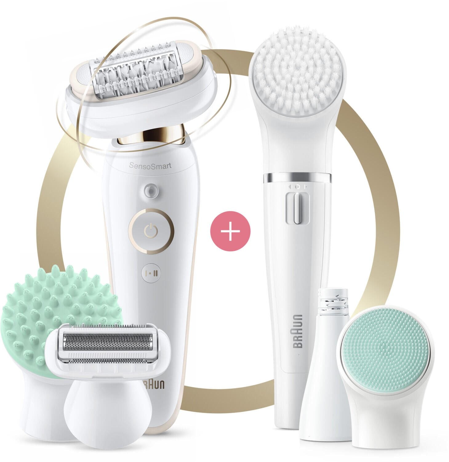 Braun Epilierer Silk-epil 9 Flex 9300 Beauty Set SensoSmart Wet&Dry (236696)