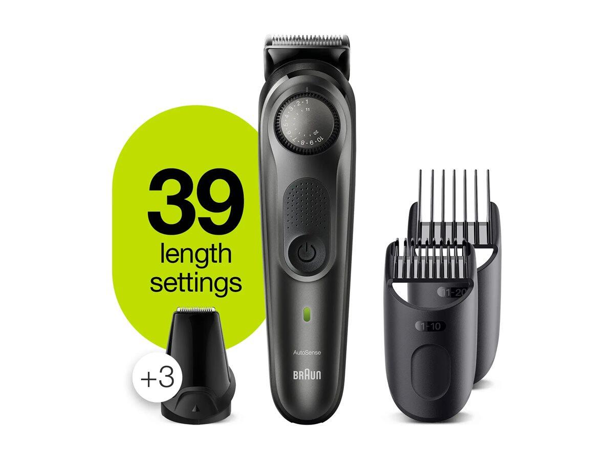 Braun Trimmer BT7340 Beardtrimmer schwarz/grau (418115)