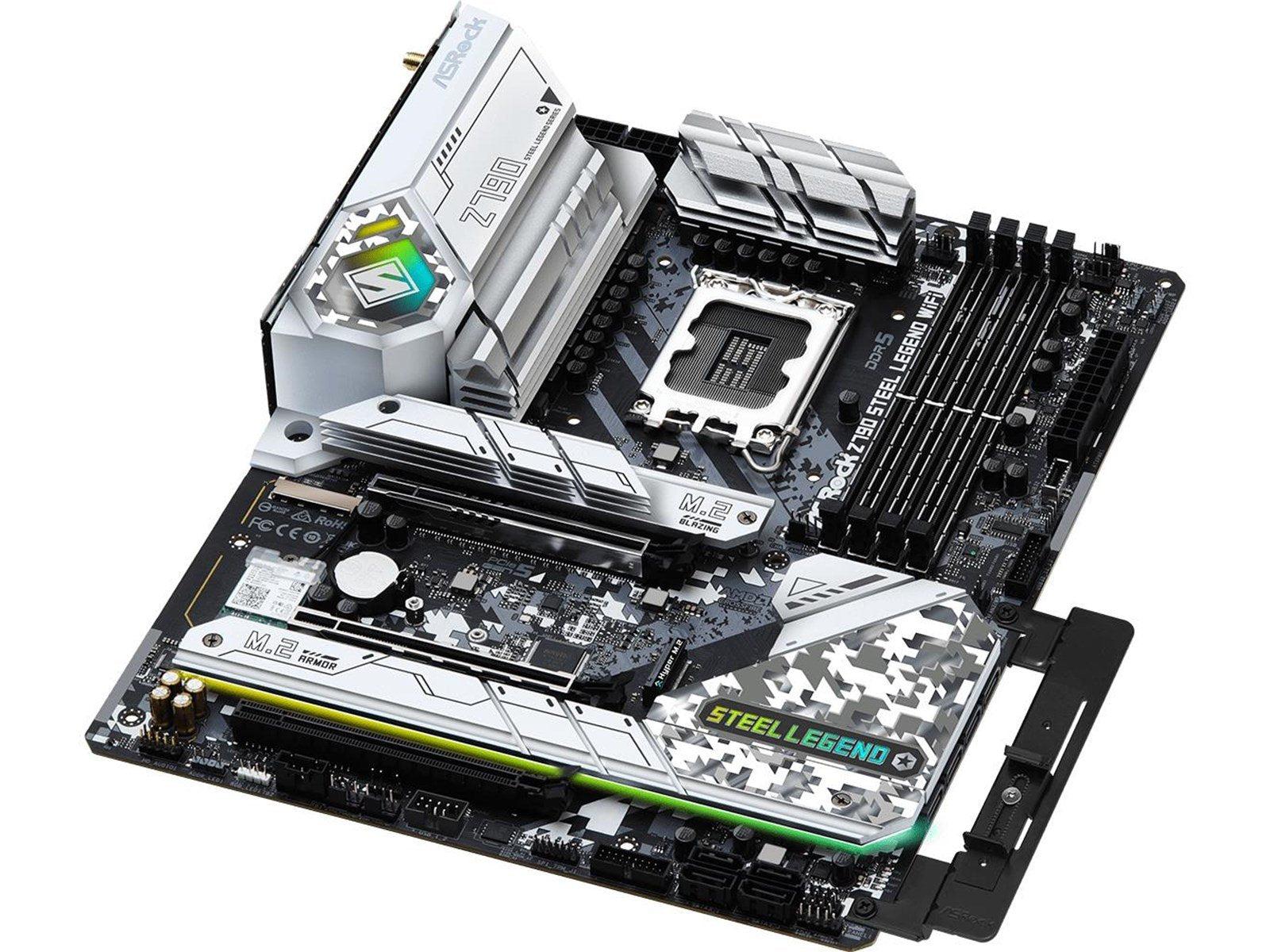 ASRock Z790 Steel Legend WiFi Mainboard - Intel Z790 - Intel LGA1700 socket - DDR5 RAM - ATX