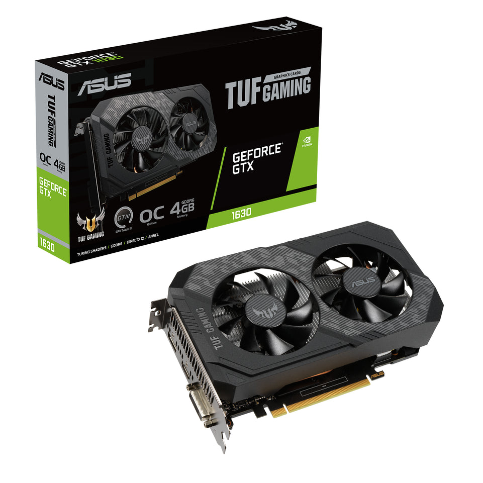 ASUS TUF-GTX1630-O4G-GAMING 4GB GDDR6 HDMI DP