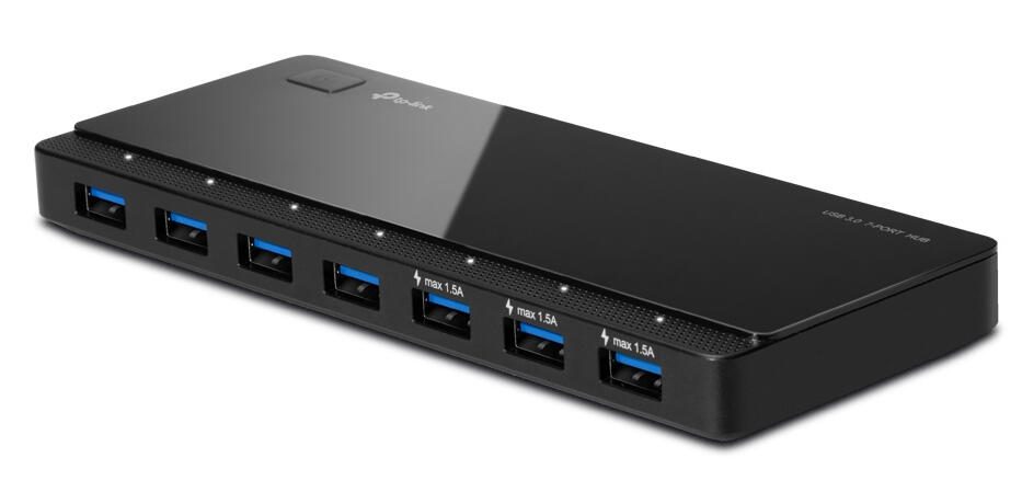 TP-LINK UH700 7-Port USB 3.0 Hub, schwarz