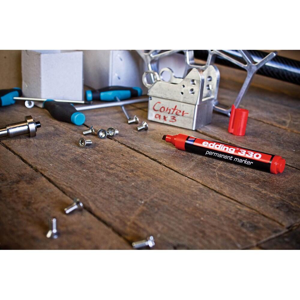 edding 330 Permanentmarker farbsortiert 1,0 - 5,0 mm - 4 Stück