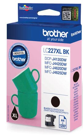 Brother Original LC-227XLBK Druckerpatrone schwarz 1.200 Seiten (LC227XLBK)