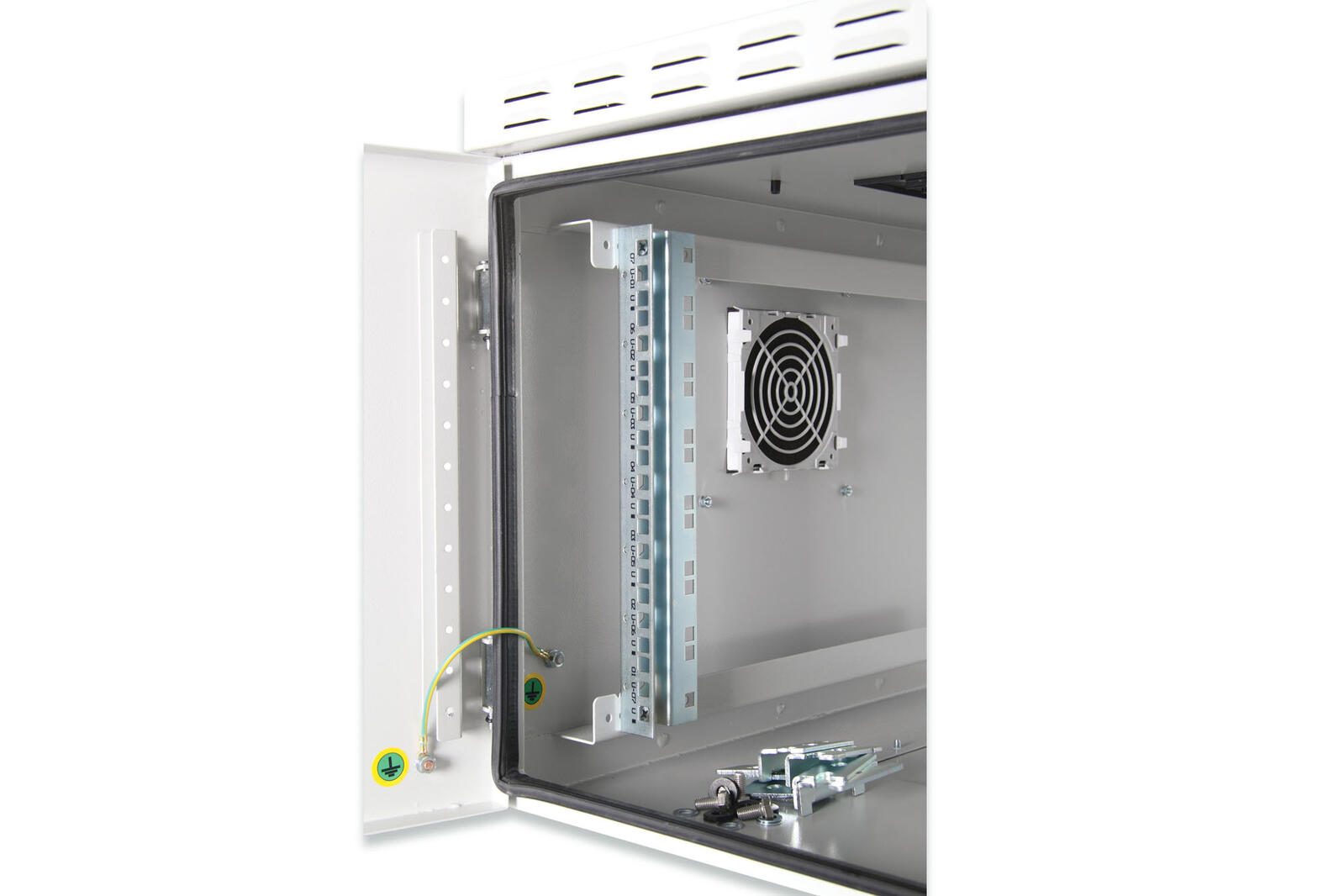 Digitus 16HE 19'-Wandgehäuse Outdoor IP55 RAL 7035 grau