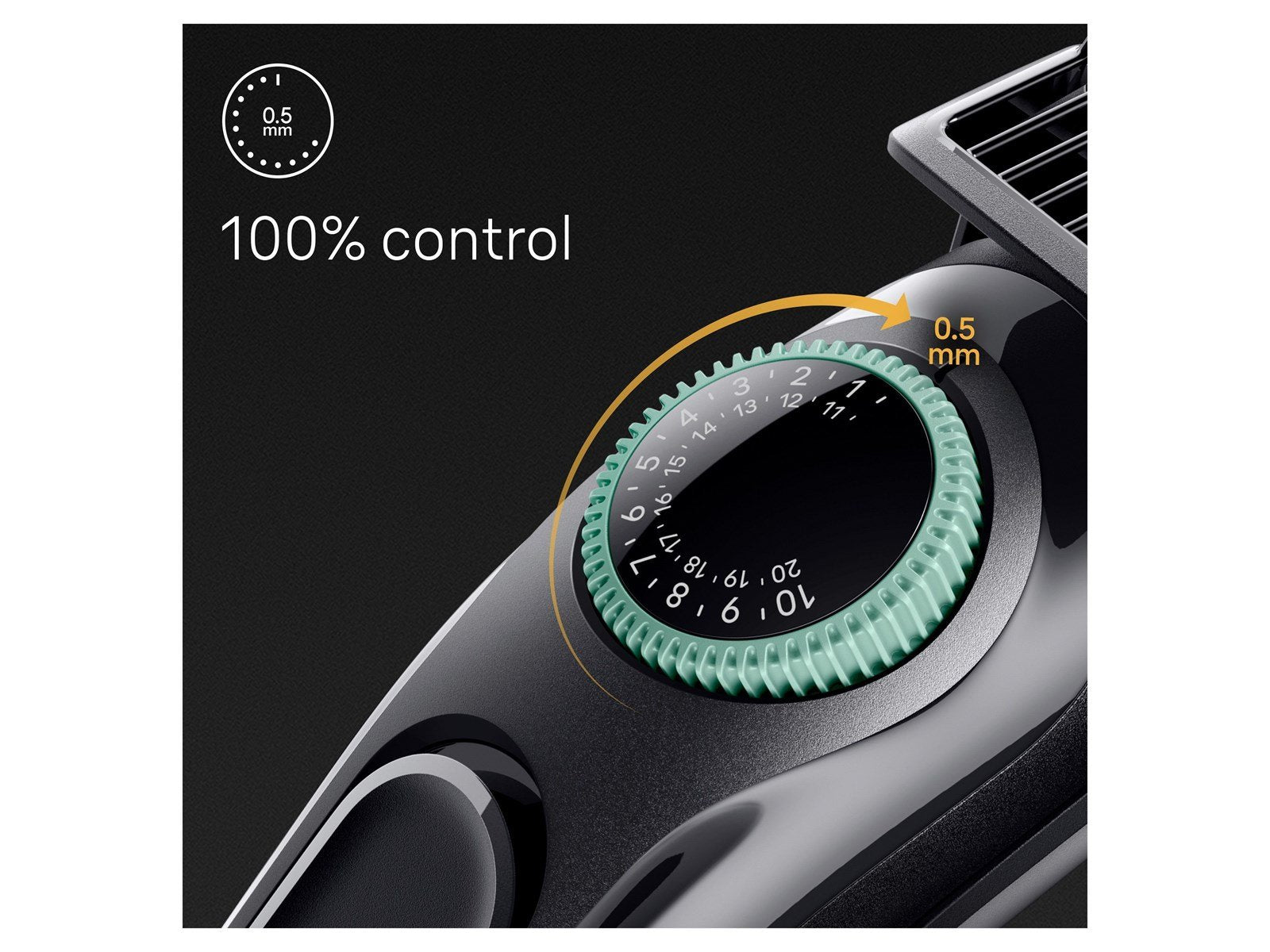 Braun Haartrimmer Styler BT3411 Black / Vibrant Green