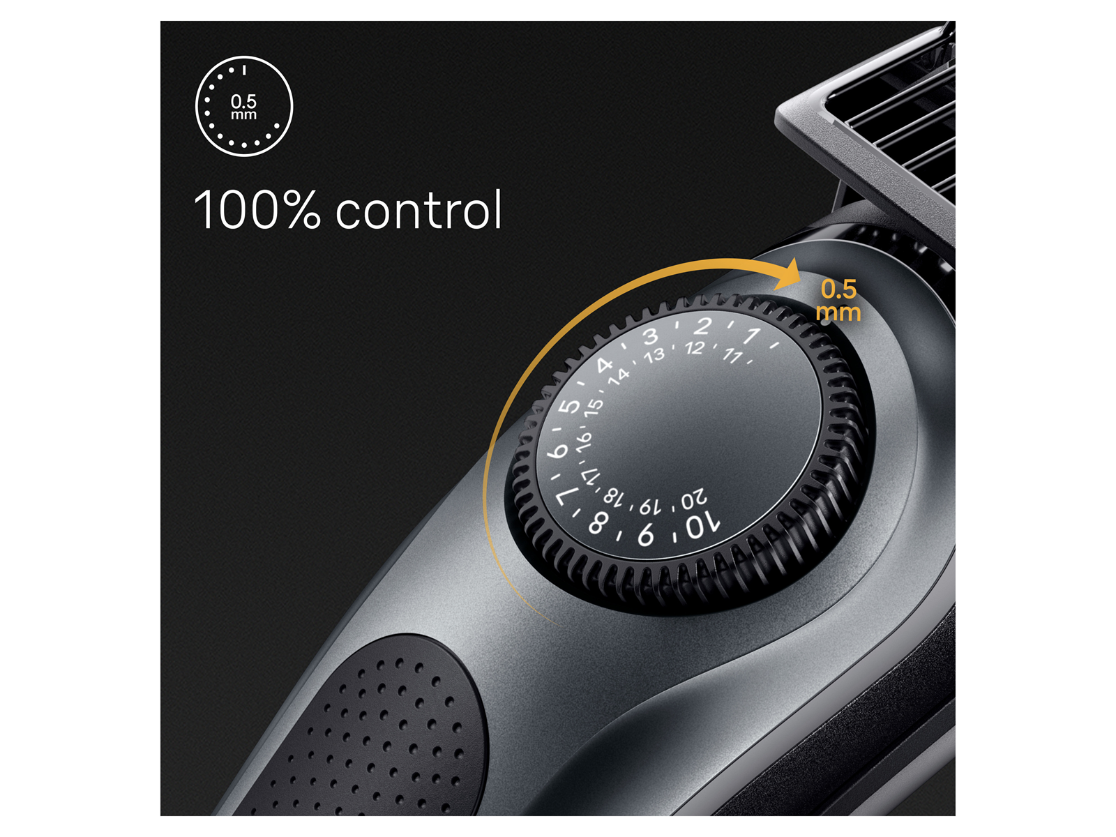 Braun Barttrimmer Styler BT7441 Black / Slate Grey