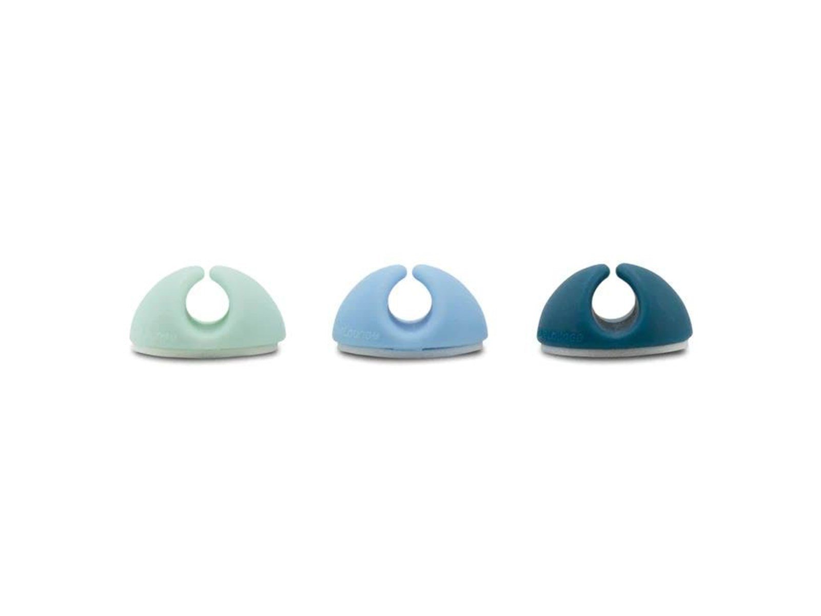 Bluelounge Design CableDrop mini - Blue - 9-pack