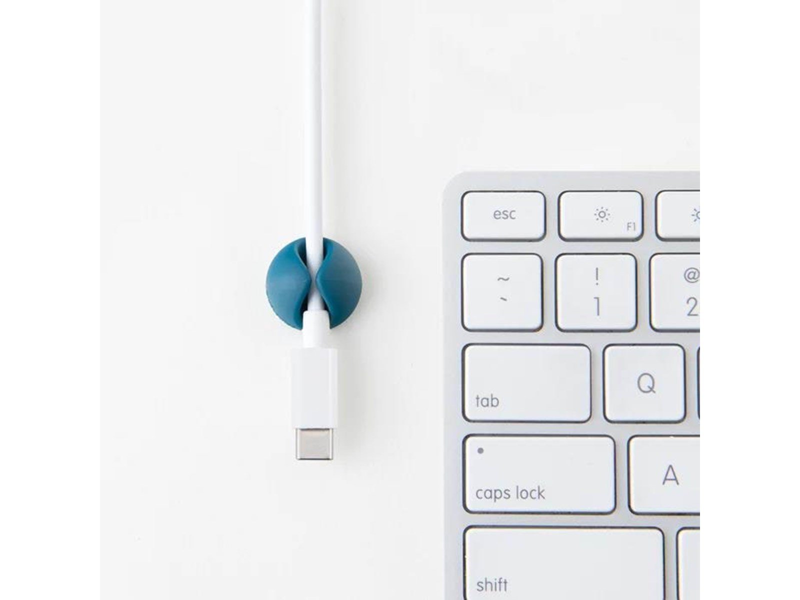 Bluelounge Design CableDrop mini - Blue - 9-pack