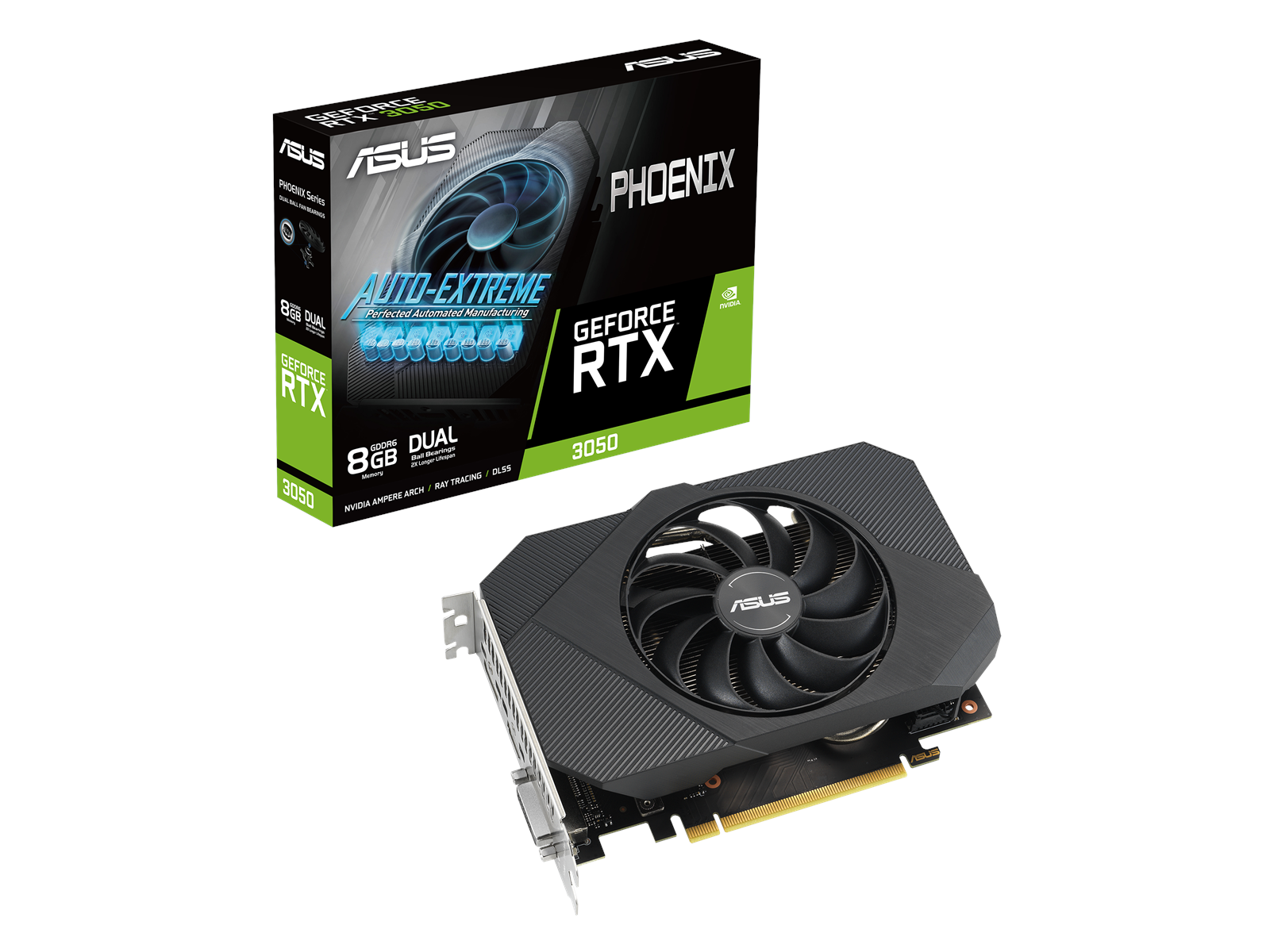 ASUS GeForce RTX 3050 Phoenix V2 - 8GB GDDR6 RAM - Grafikkarte