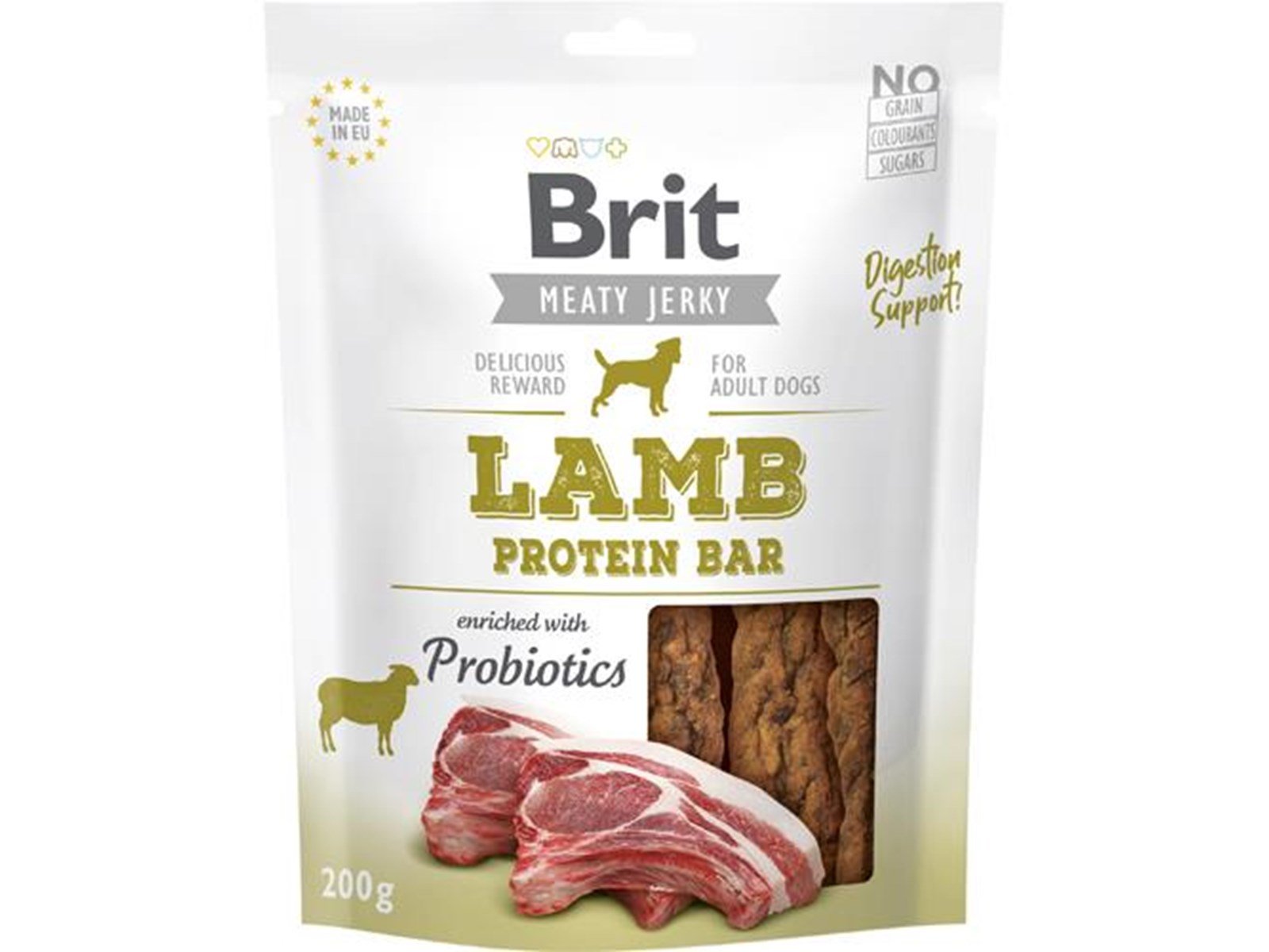Brit Jerky Lamb Protein Bar 200g
