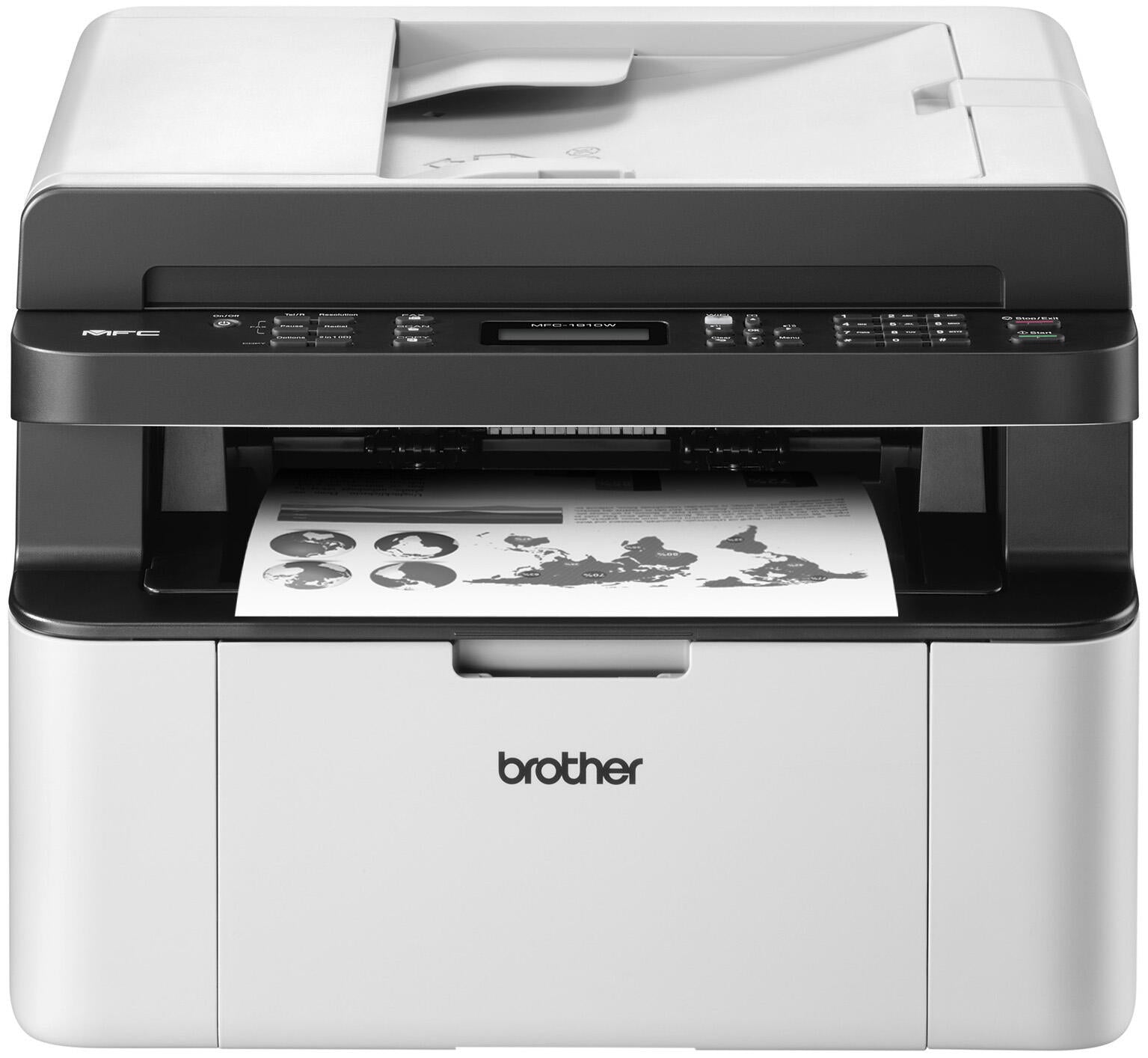Brother MFC-1910W Laser-Multifunktionsgerät s/w