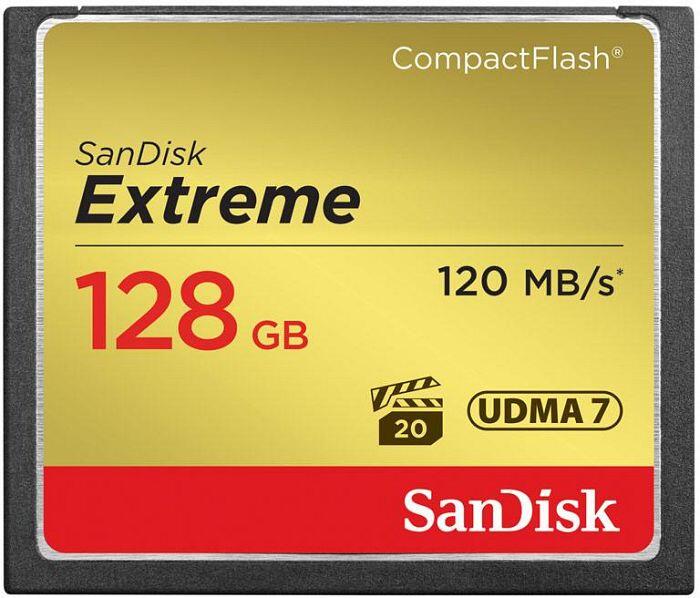 SanDisk Extreme CompactFlash Speicherkarte 128GB