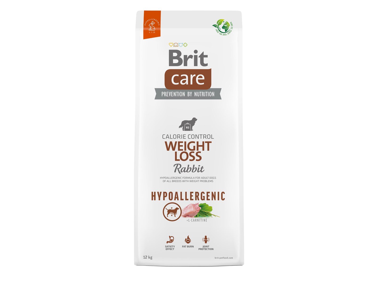 Brit Care Dog Hypoallergenic Weight Loss Rabbit 12 kg