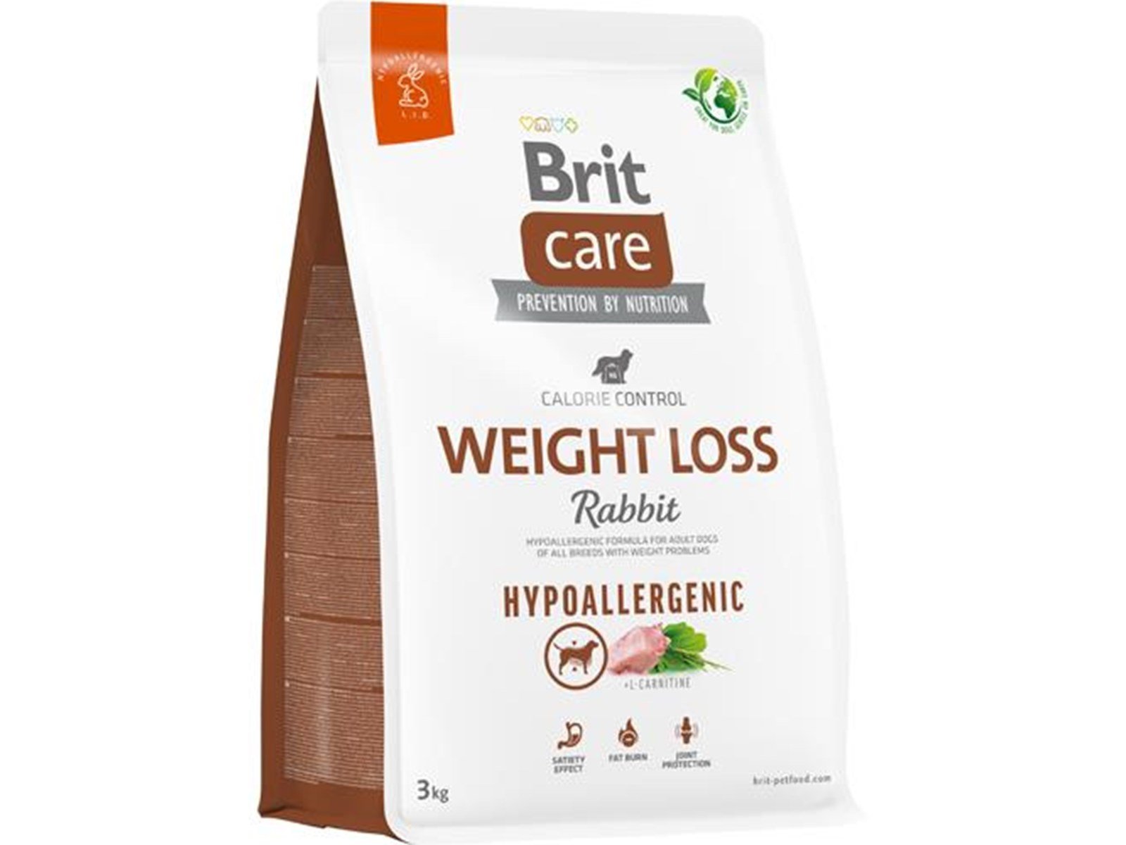 Brit Care Dog Hypoallergenic Weight Loss Rabbit 3 kg