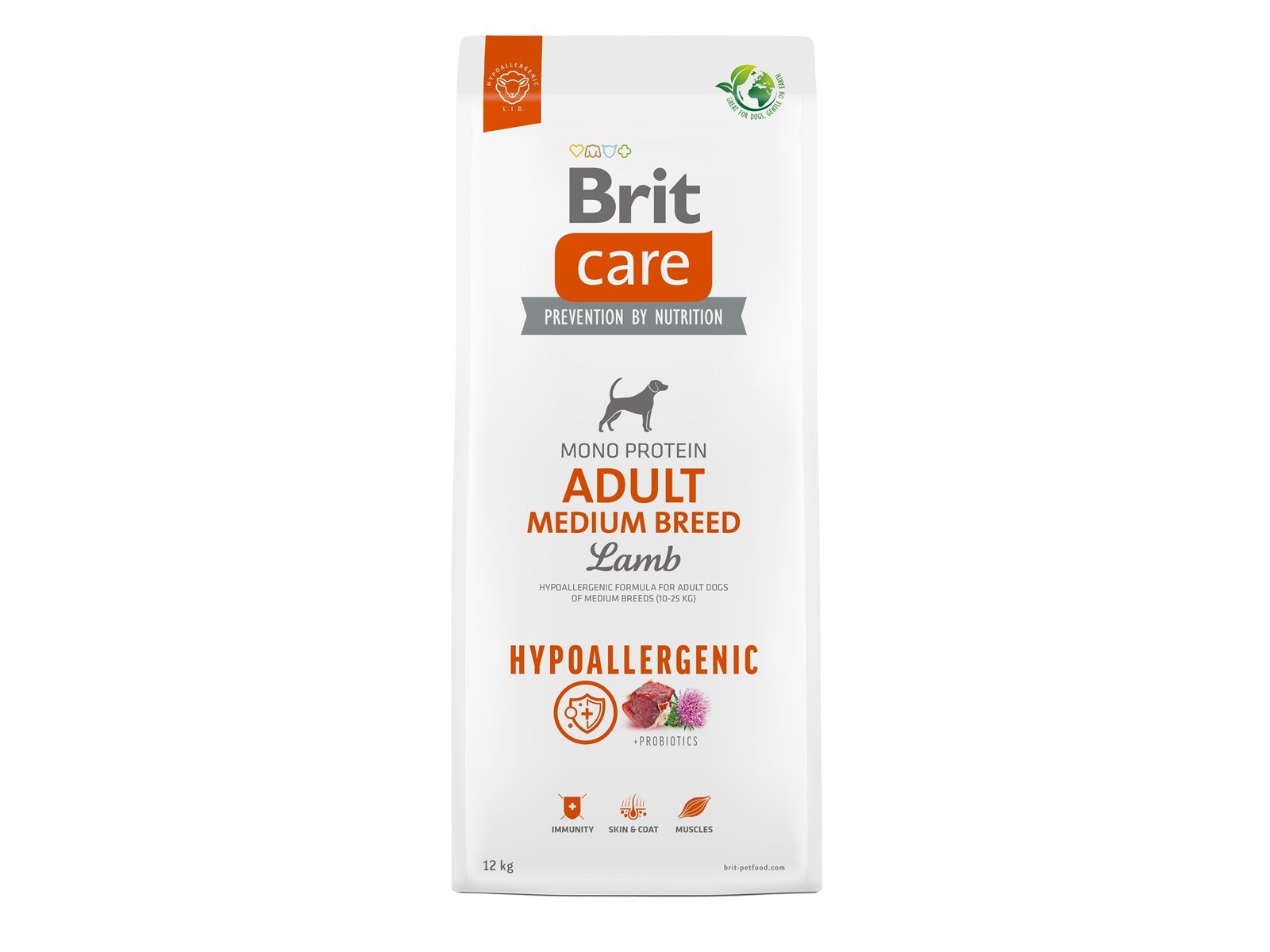 Brit Care Dog Hypoallergenic Adult Medium Breed Lamb