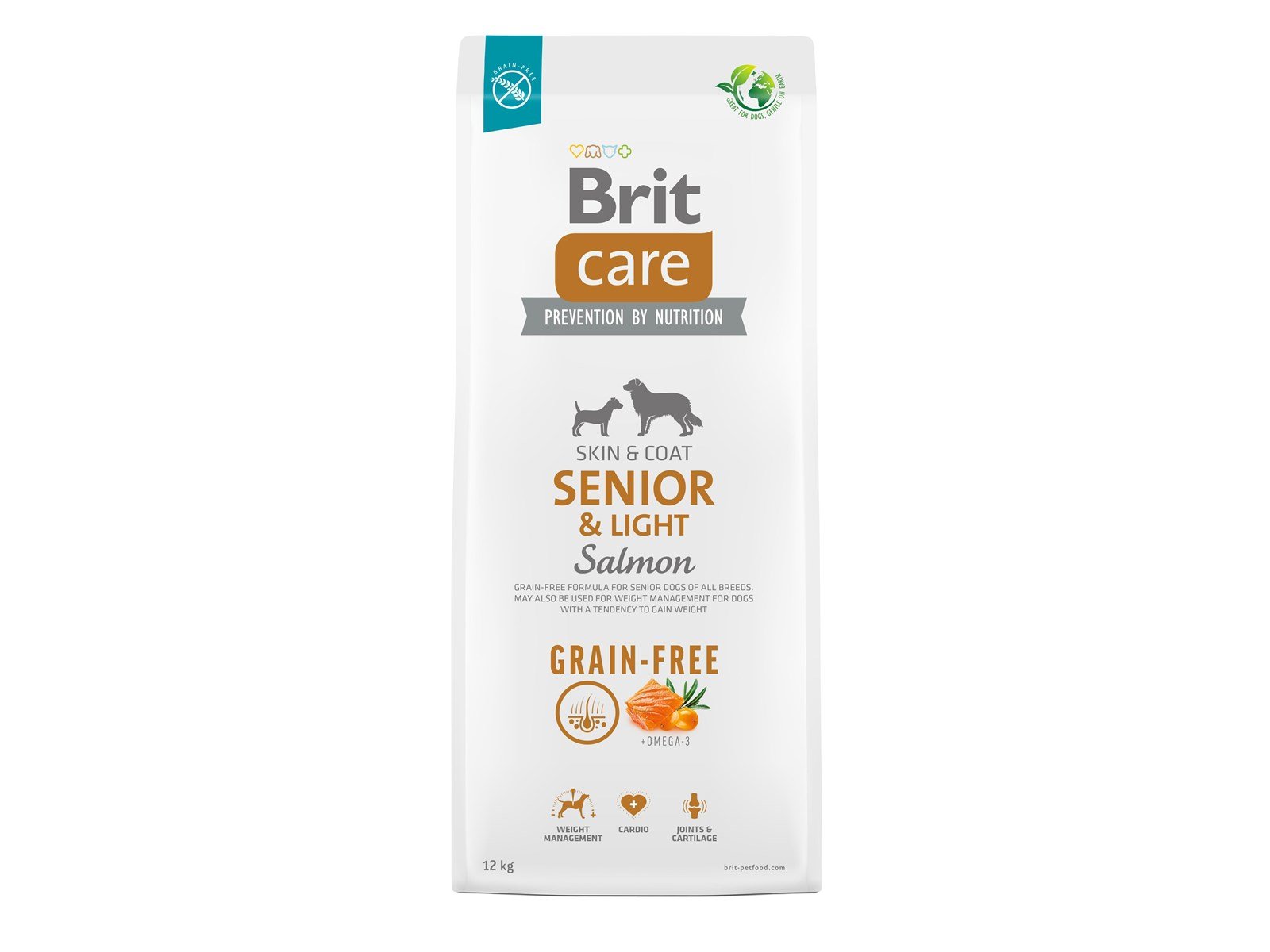 Brit Care Dog Grain-free Senior & Light Salmon 12 kg