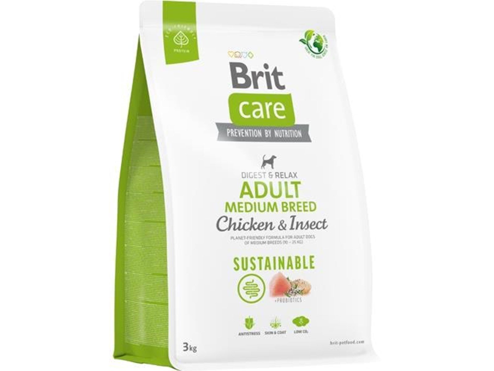 Brit Care Dog Sustainable Adult Medium Breed Chicken